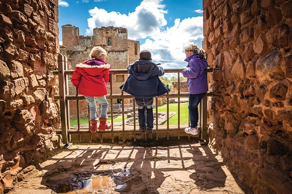 Kenilworth Castle, Warwickshire "So much history, and when you walk in the fields around it in the early evening and the sun hits that red stone, it's just beautiful."