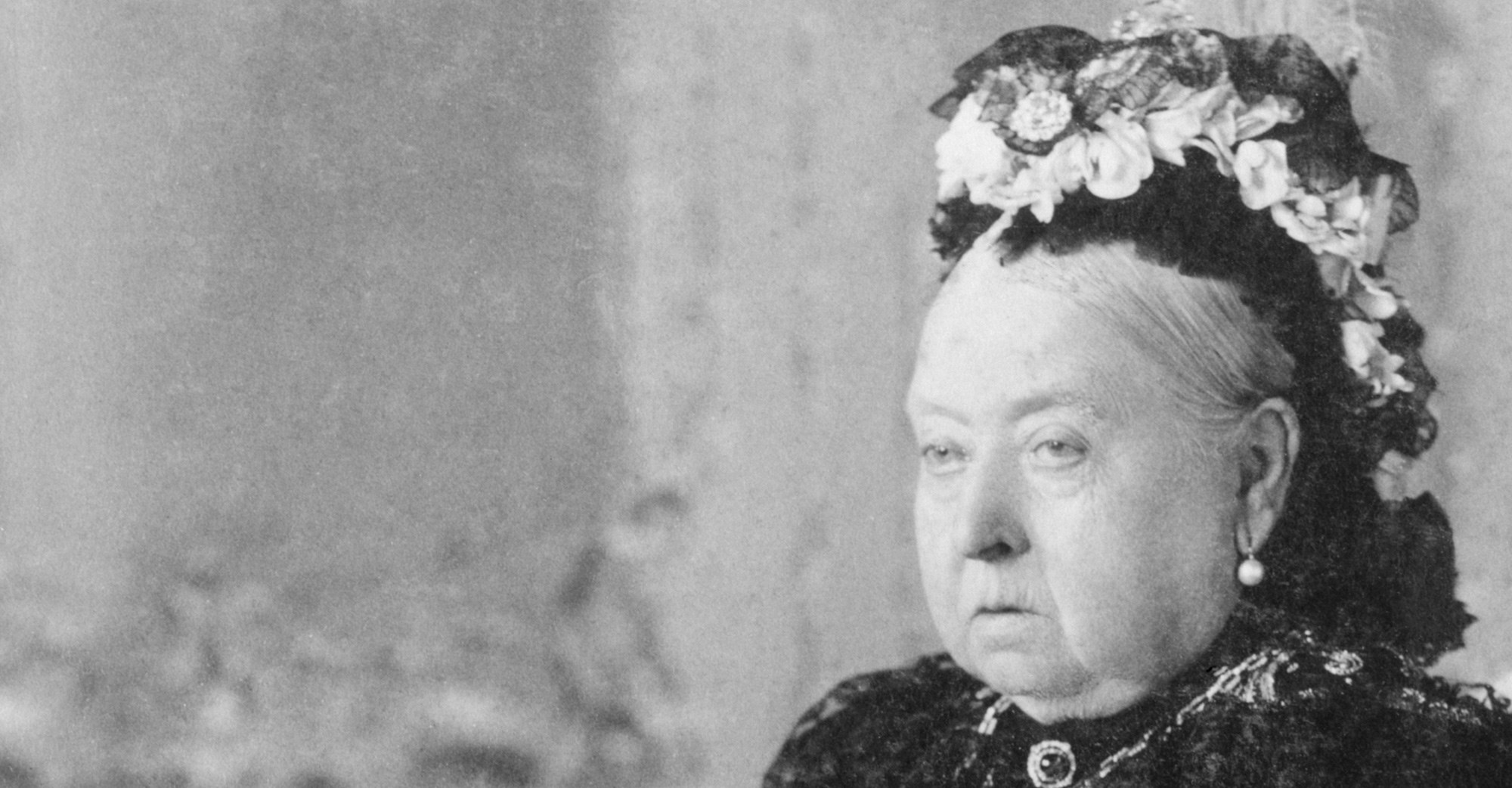 A photograph of Queen Victoria in old age