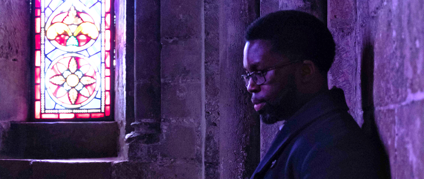 Poet Jacob Sam-La Rose in Dover Castle