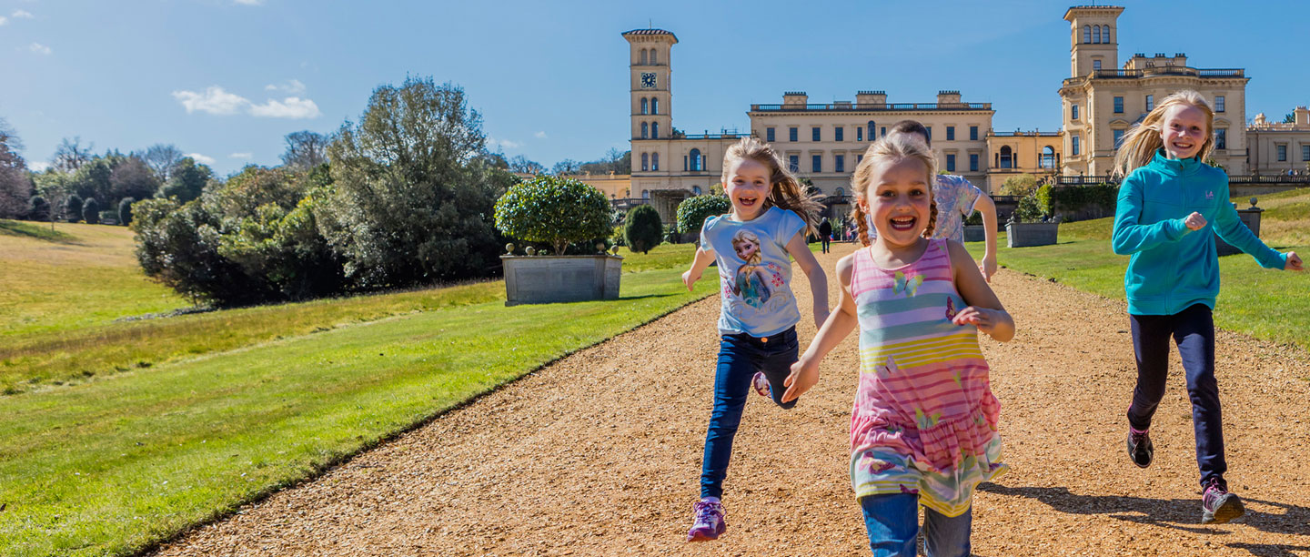 Image: Children play at Osborne, Isle of Wight