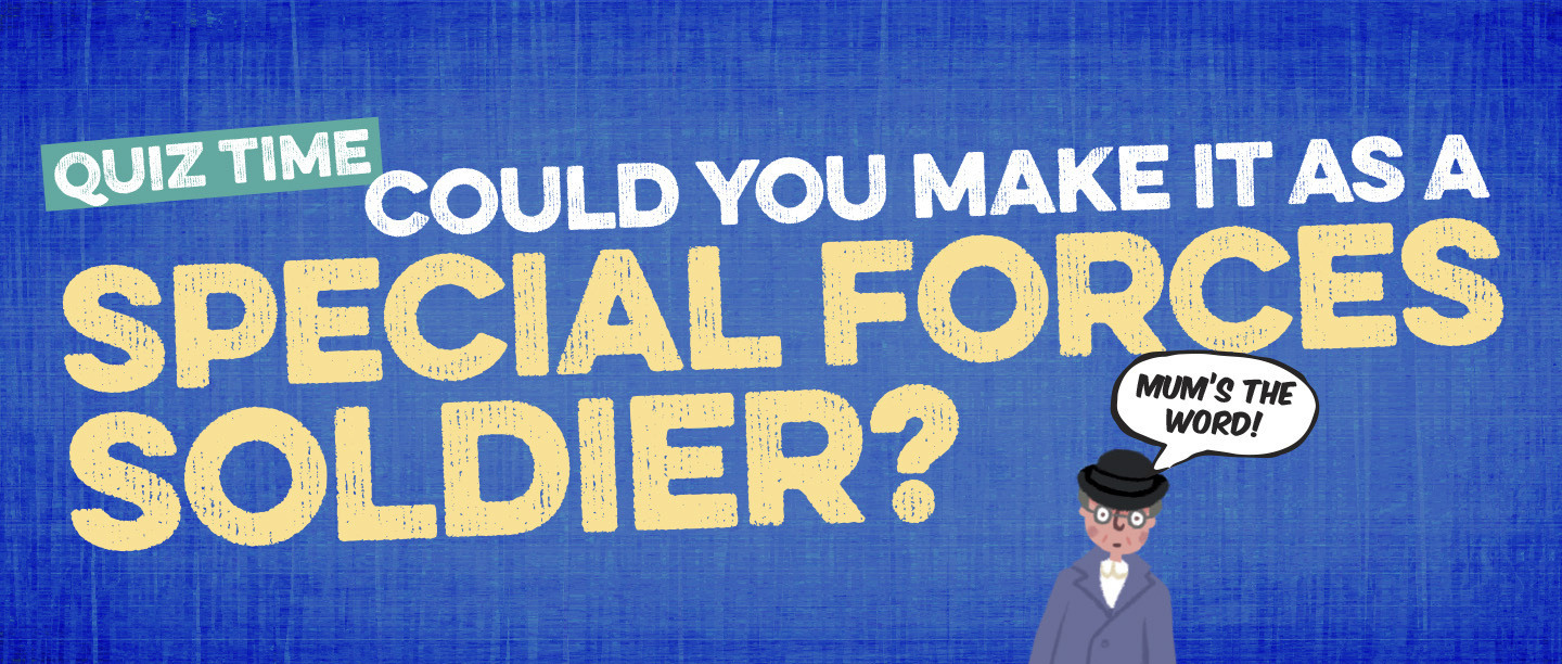 Image: Text - could you make it as a special forces soldier?