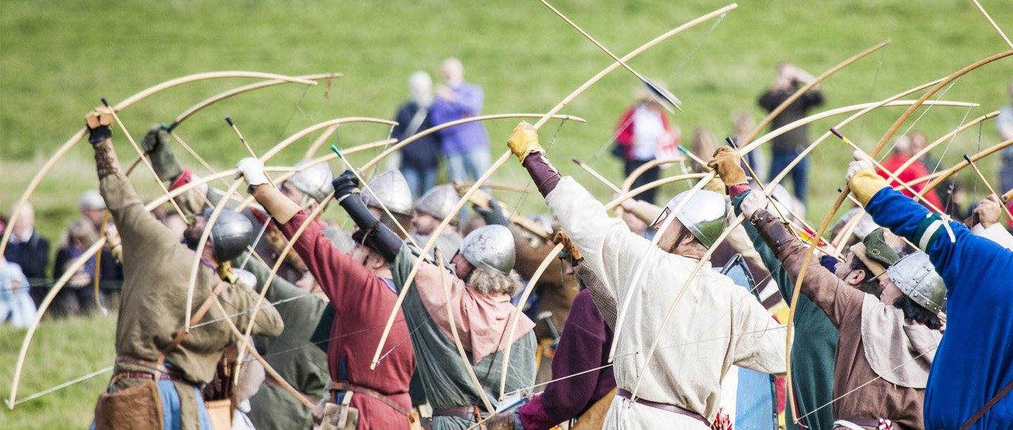 Image: Archers at the Battle of Hastings re-enactment
