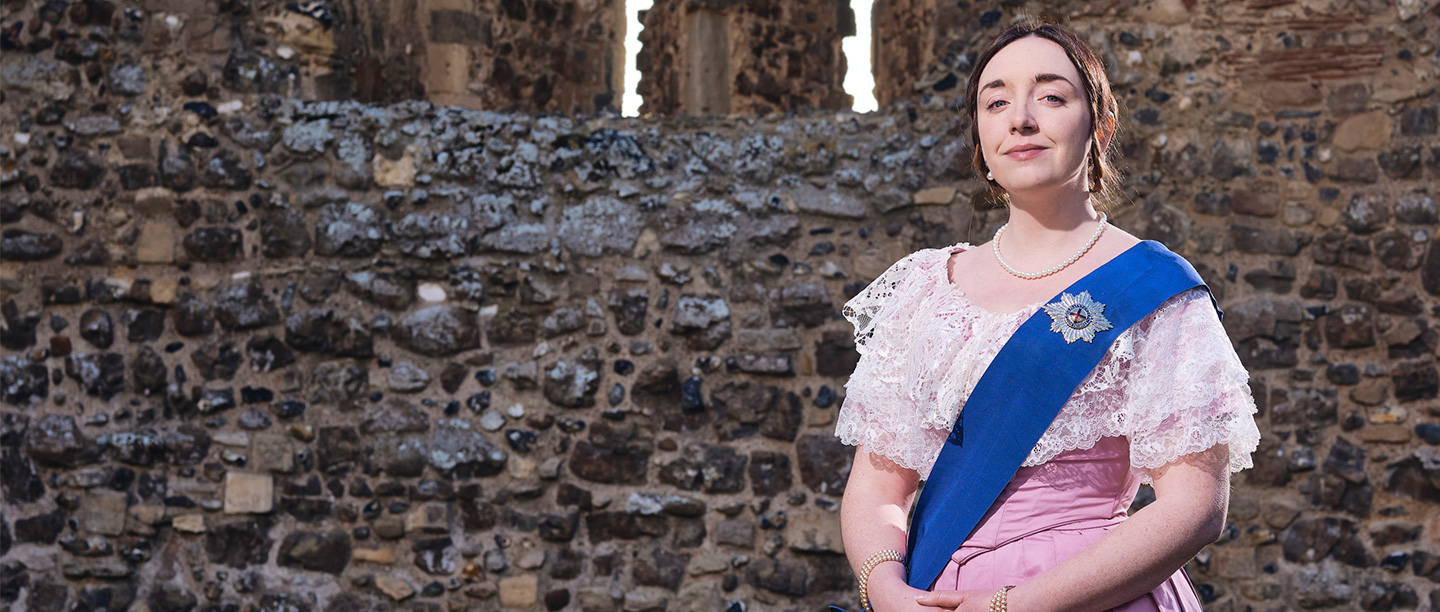 Image: Queen Victoria re-enactor