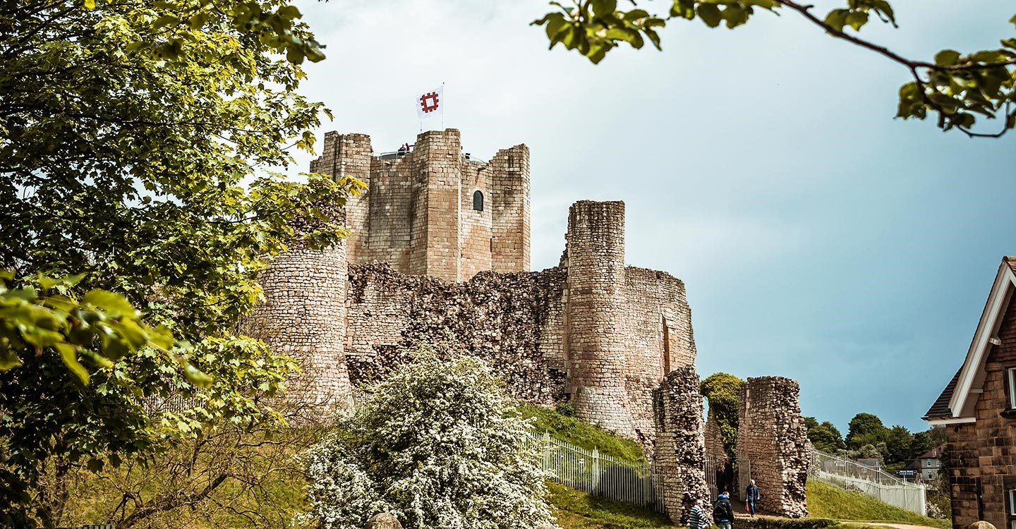 View of Conisbrough Castle