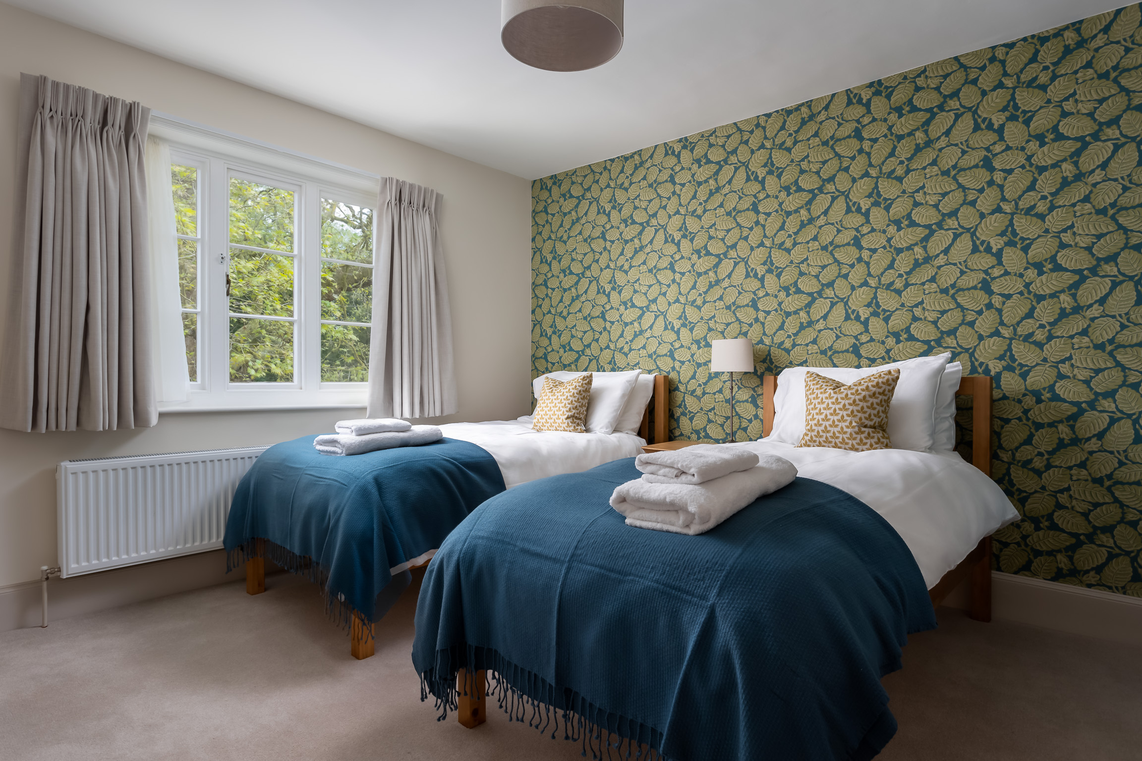 First twin bedroom, first floor 