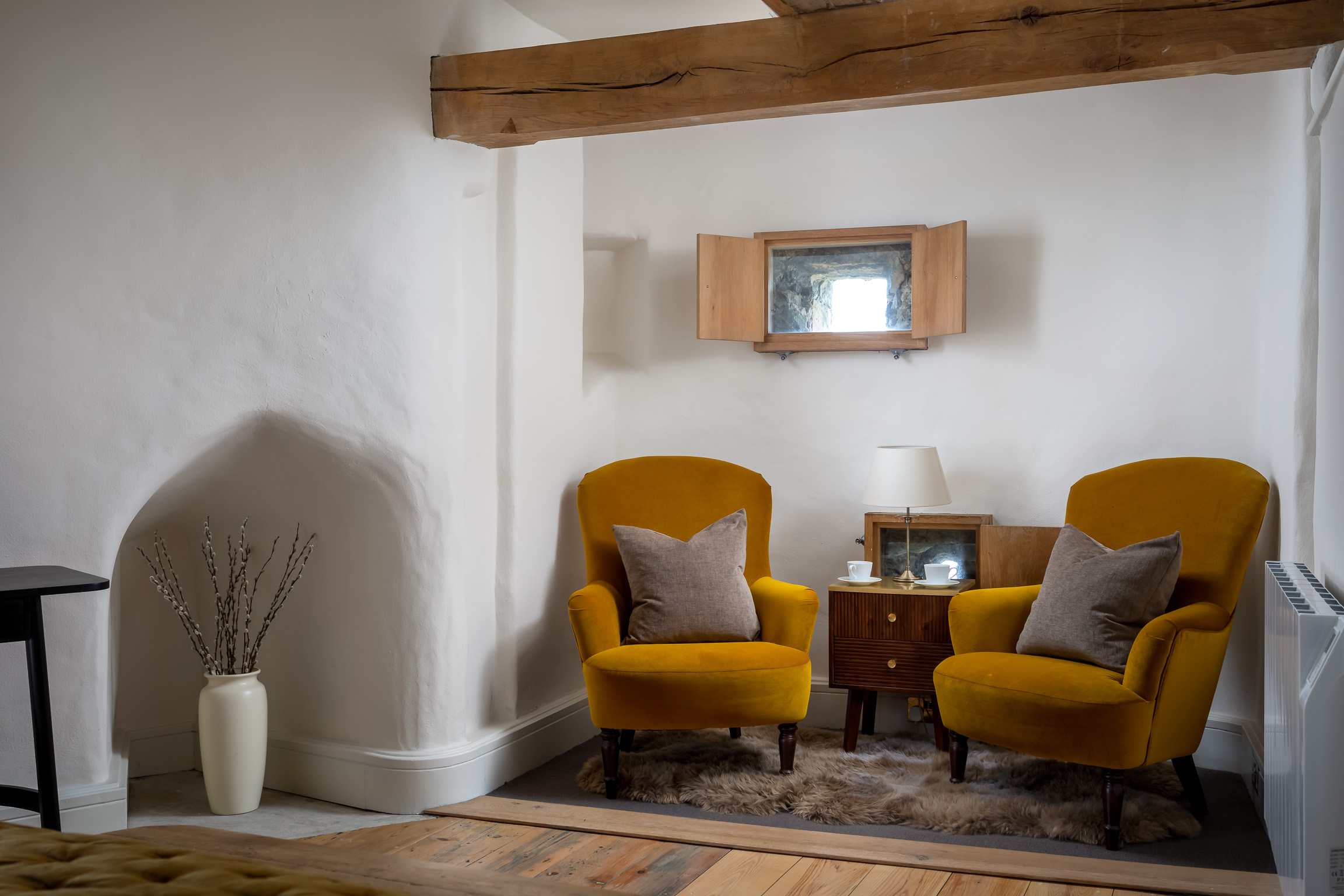 Bedroom seating, first floor