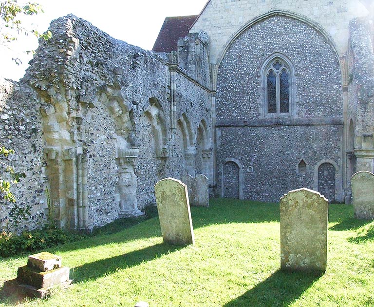 West end of the parish church
