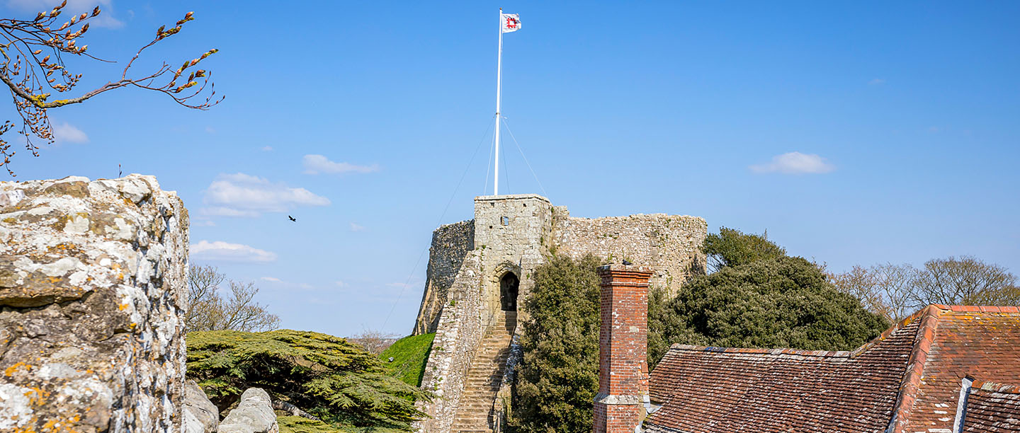 The Norman Keep at Carisbrooke Castle