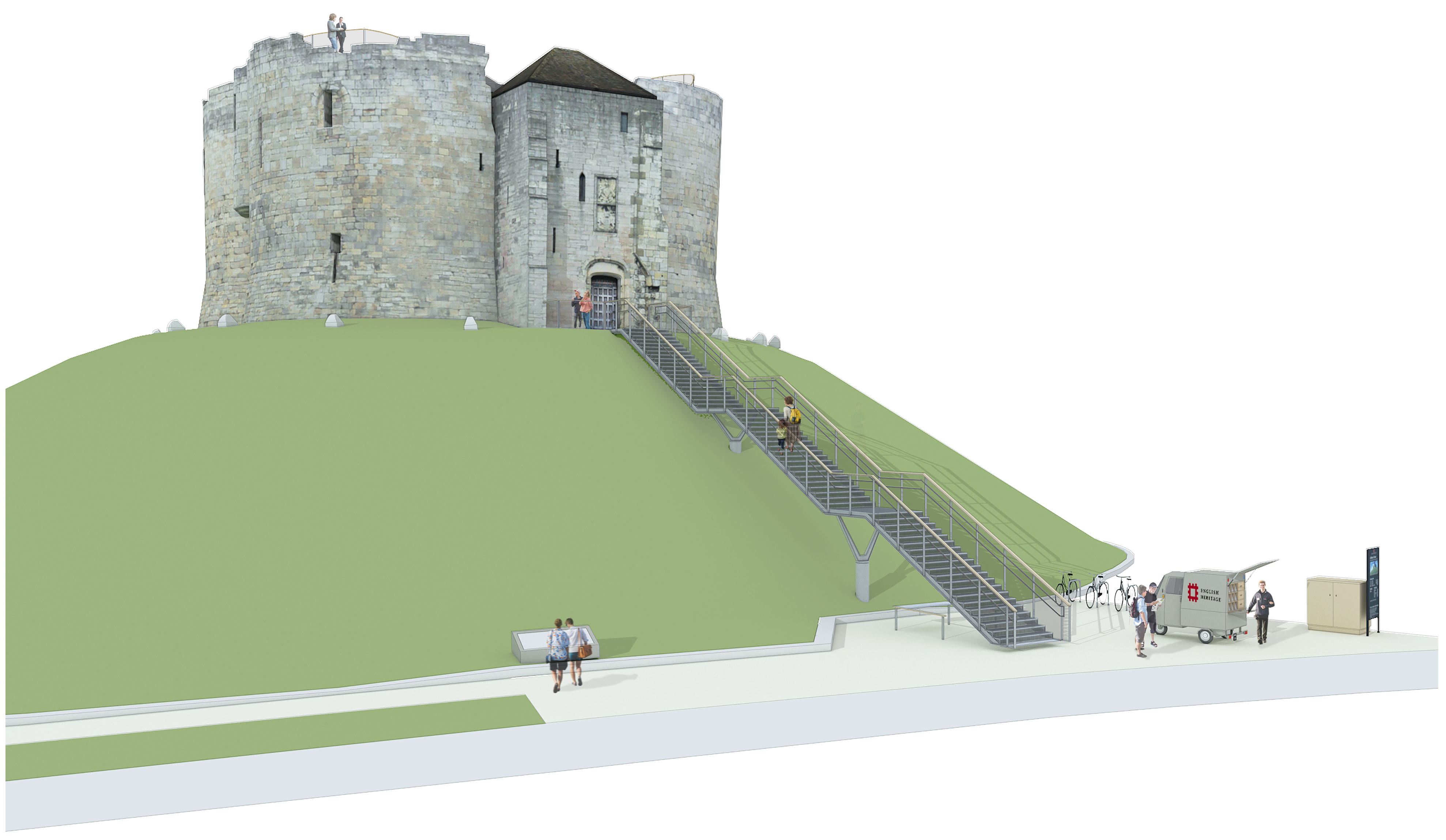 Option 3 - Image &copy; Hugh Broughton Architects