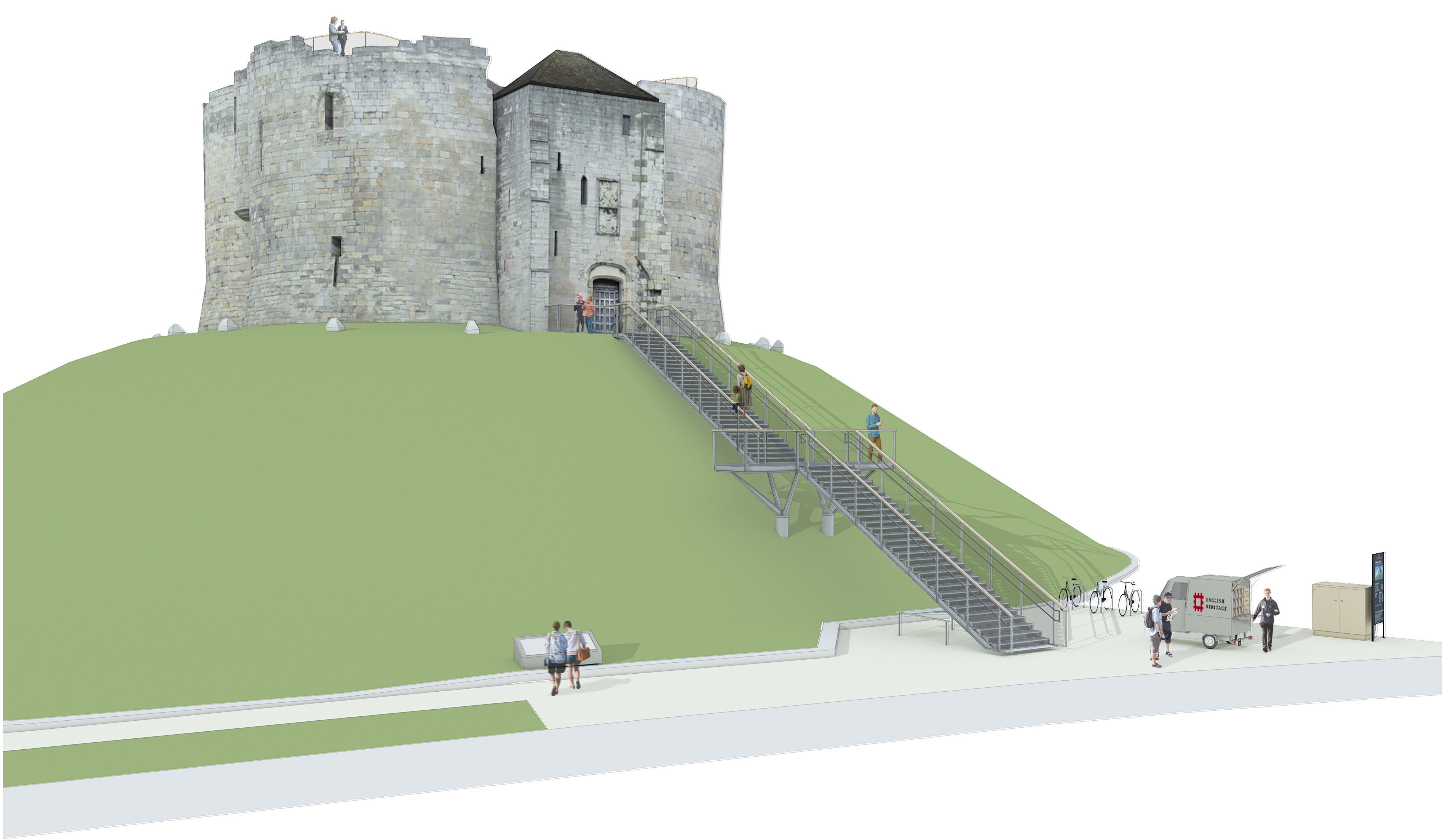 Option 4 - Image &copy; Hugh Broughton Architects