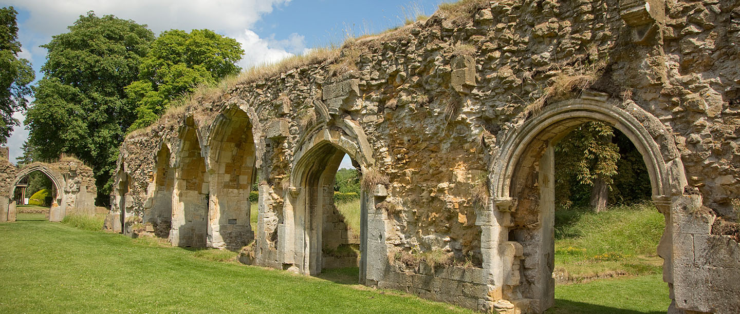 The ruins of Hailes Abbey