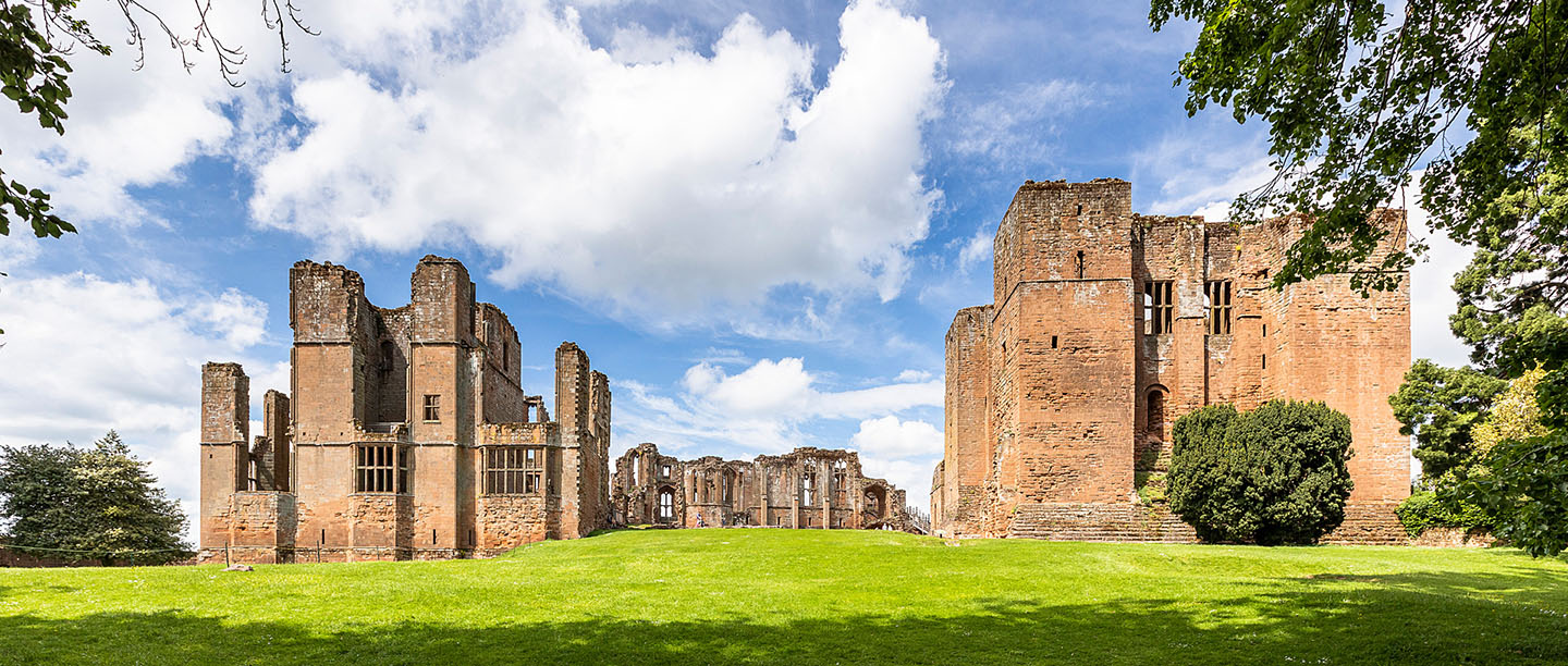 The ruins of Kenilworth Castle