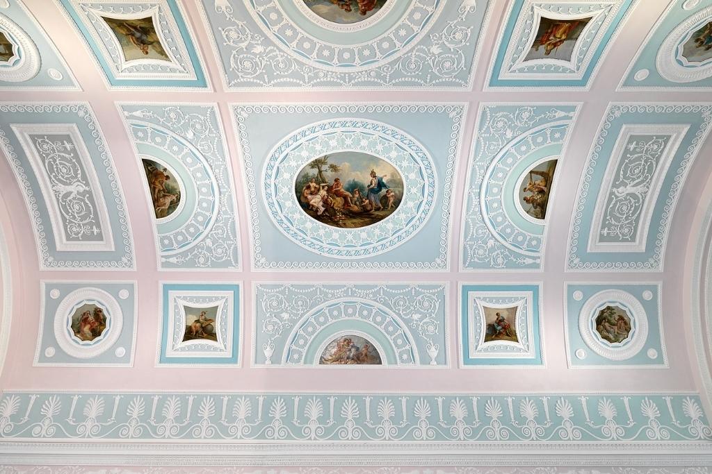 Talk on wall decorations and furniture in the Adam Library Library