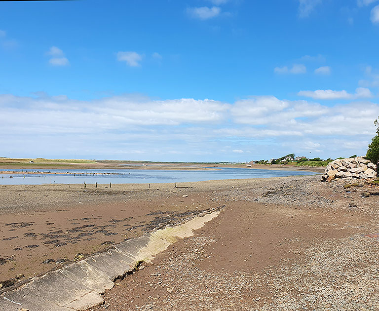 The beach at Ravenglass