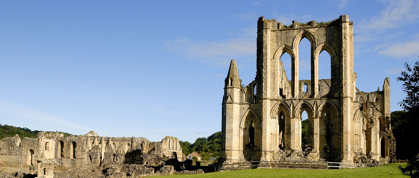 View of Rievaulx Abbey