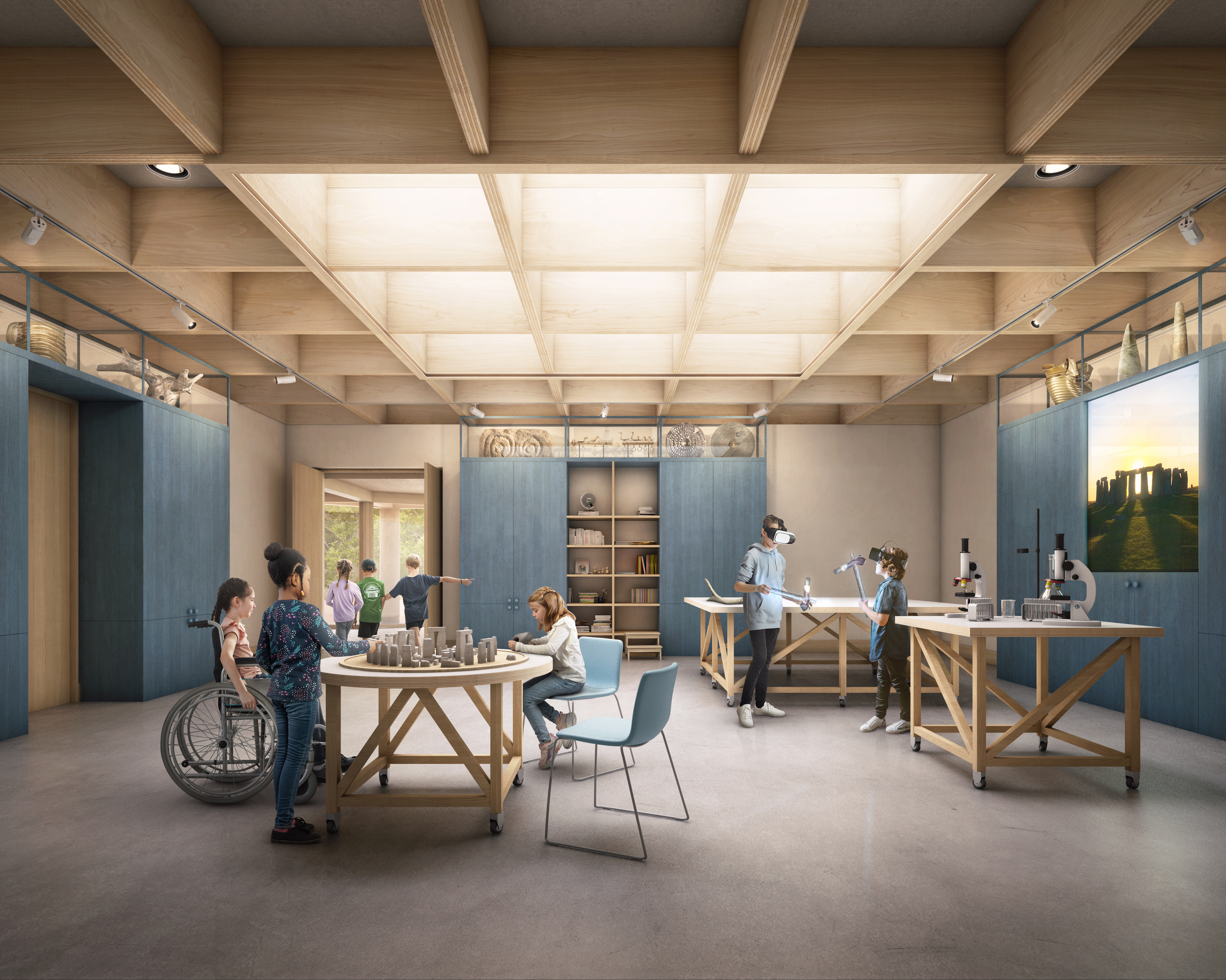 CLICK TO ENLARGE Artist's impression of the Clore Discovery Lab