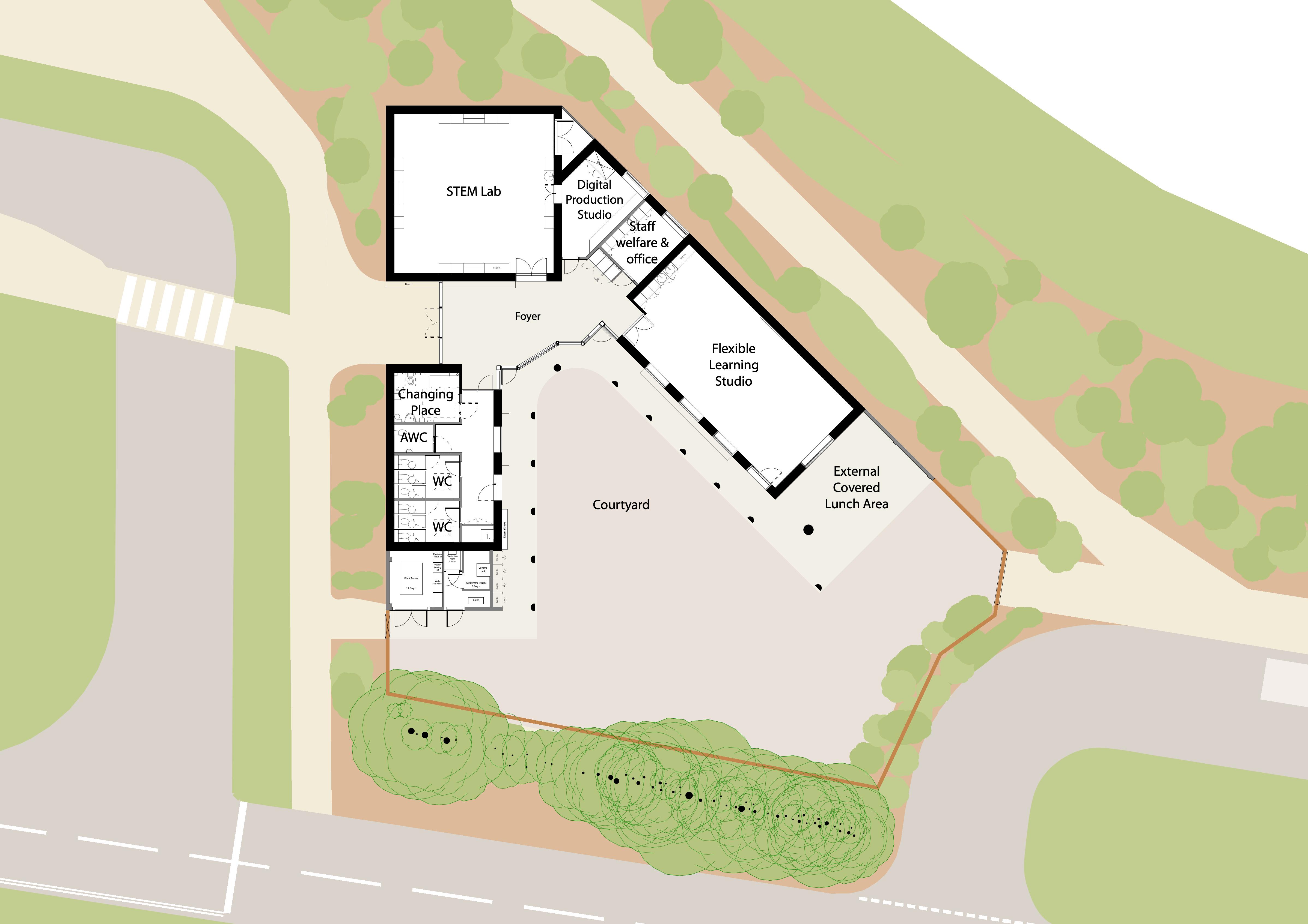 CLICK TO ENLARGE Ground Floor Plan