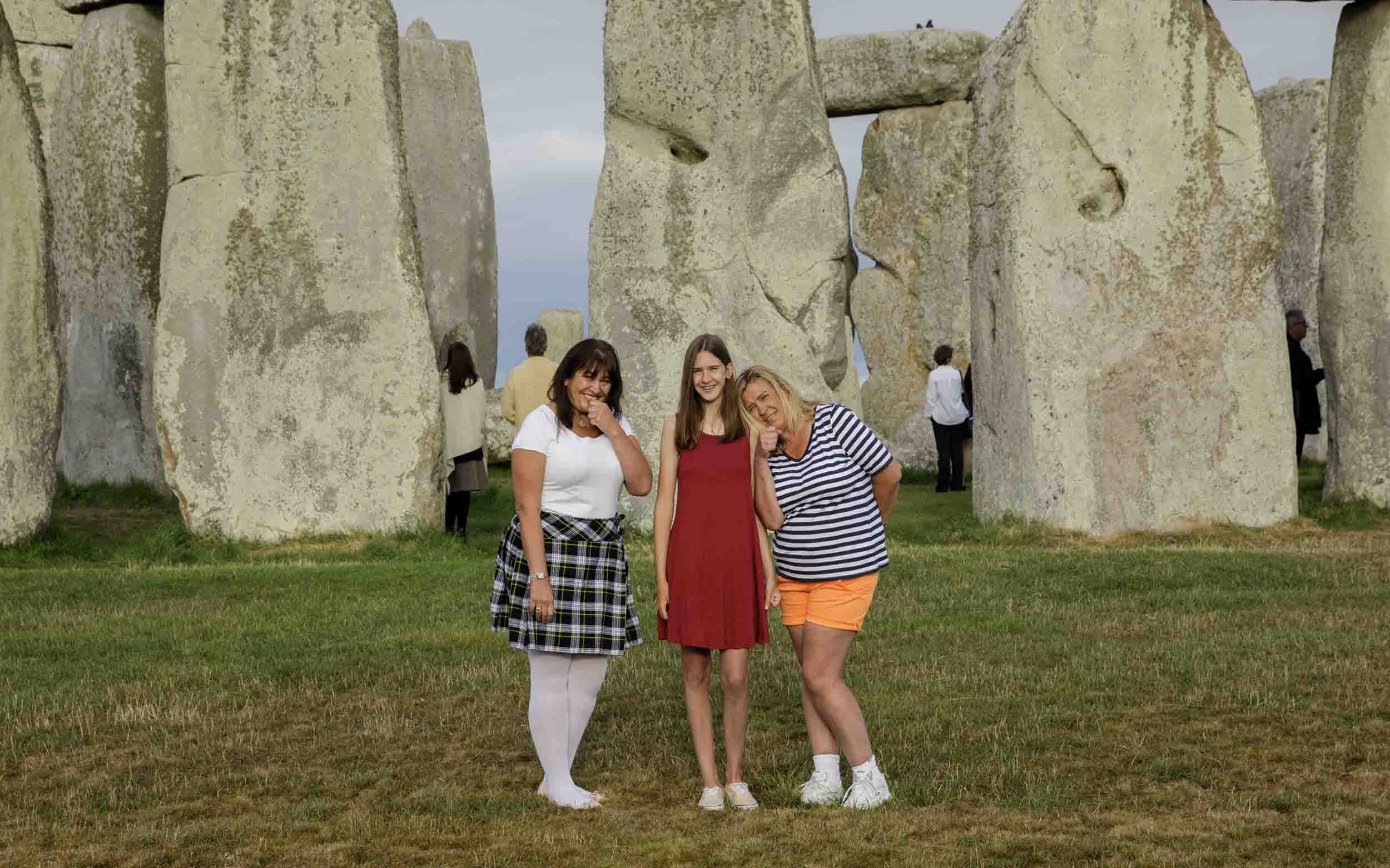 Helena Myska today with sister and niece